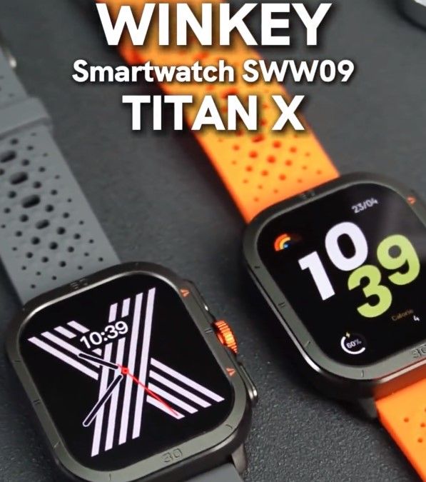 WINKEY SWW09 Titan X Auto-Fingerprint Amoled BT Call Sports Mode Grey ...
