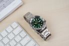Alba Mechanical AL4371X1 Men Green Dial Stainless Steel Strap-6