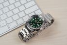 Alba Mechanical AL4371X1 Men Green Dial Stainless Steel Strap-8