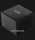 Alba Mechanical AL4381X1 Men Red Dial Black Silicone Strap-4