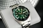 Alba Mechanical AL4449X1 Automatic Men Green Patterned Dial Stainless Steel Strap-6