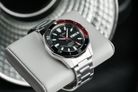 Alba Mechanical AL4457X1 Automatic Men Black Patterned Dial Stainless Steel Strap-6