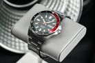 Alba Mechanical AL4457X1 Automatic Men Black Patterned Dial Stainless Steel Strap-7