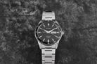 Alba Mechanical AL4595X1 Automatic Men Black Dial Stainless Steel Strap-5