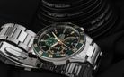 Alba Active AM3889X1 Chronograph Men Green Dial Stainless Steel Strap-4