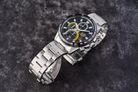 Alba Active AM3963X1 Chronograph Men Black Dial Stainless Steel Strap-7