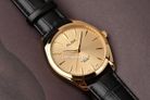 Alba ARX122X1 Men Gold Dial Black Leather Strap-7