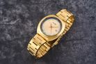 Alba Fashion AS9K80X1 Men Gold Dial Gold Stainless Steel Strap-7