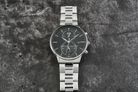 Alba Prestige AW4003X1 Men Chronograph Black Pattern Dial Stainless Steel Strap-4