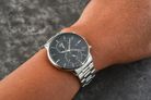 Alba Prestige AW4003X1 Men Chronograph Black Pattern Dial Stainless Steel Strap-7