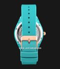 Alexandre Christie Multifunction AC 2808 BF RRGGN Ladies Green Dial Green Solid Rubber Strap-2