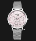 Alexandre Christie Passion AC 2B25 BF BSSLK Ladies Glitter Pink Dial Mesh Strap-0
