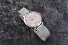 Alexandre Christie Passion AC 2B25 BF BSSLK Ladies Glitter Pink Dial Mesh Strap-5