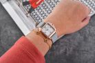 Alexandre Christie Passion AC 2B32 LH LRGSLGR Ladies Silver Dial Grey Leather Strap-7