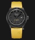 Alexandre Christie Automatic AC 3042 MA RIPBAYL Man Black Dial Yellow Rubber Strap + Ekstra Strap-0