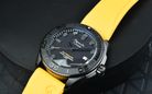 Alexandre Christie Automatic AC 3042 MA RIPBAYL Man Black Dial Yellow Rubber Strap + Ekstra Strap-3