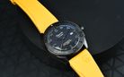 Alexandre Christie Automatic AC 3042 MA RIPBAYL Man Black Dial Yellow Rubber Strap + Ekstra Strap-5