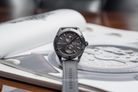 Alexandre Christie Automatic AC 3044 MA LEPBA Man Black Dial Leather Strap-4