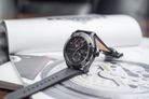 Alexandre Christie Automatic AC 3044 MA LEPBA Man Black Dial Leather Strap-5