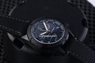 Alexandre Christie Automatic AC 3046 MA LIPBU Men Blue Dial Black Leather Strap-5