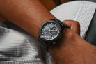 Alexandre Christie Automatic AC 3046 MA LIPBU Men Blue Dial Black Leather Strap-8