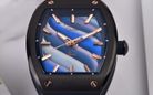 Alexandre Christie Passion AC 5001 LH RBRBABU Ladies Dual Tone Dial Blue Rubber Strap-5