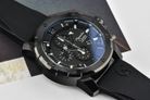 Alexandre Christie Chronograph AC 6410 MC RIPBA Men Black Dial Black Rubber Strap-6
