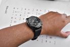 Alexandre Christie Chronograph AC 6410 MC RIPBA Men Black Dial Black Rubber Strap-9