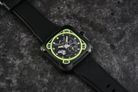 Alexandre Christie Automatic AC 6577 MA RIPBALE V2 Open Heart Dial Black Rubber Strap-5