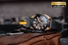 Alexandre Christie Chronograph AC 6612 MC RBRBA Men Black Rubber Strap Exclusive at Jamtangan.com-7