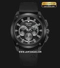Alexandre Christie Chronograph AC 6612 MC REPBAGR Men Black Rubber Strap Exclusive at Jamtangan.com-0