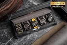 Alexandre Christie Chronograph AC 6612 MC REPBAGR Men Black Rubber Strap Exclusive at Jamtangan.com-13
