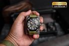 Alexandre Christie Chronograph AC 6612 MC RTBBAGN Men Green Rubber Strap Exclusive at Jamtangan.com-6