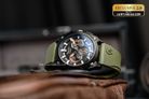 Alexandre Christie Chronograph AC 6612 MC RTBBAGN Men Green Rubber Strap Exclusive at Jamtangan.com-7