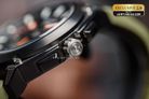 Alexandre Christie Chronograph AC 6612 MC RTBBAGN Men Green Rubber Strap Exclusive at Jamtangan.com-9