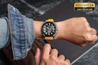 Alexandre Christie Chronograph AC 6612 MC RTBBAYL Men Yellow Rubber Strap Exclusive at Jamtangan.com-11