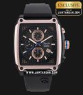 Alexandre Christie Chronograph AC 6614 MC RBRBARG Men Black Rubber Strap Exclusive at Jamtangan.com-0