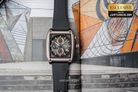 Alexandre Christie Chronograph AC 6614 MC RBRBARG Men Black Rubber Strap Exclusive at Jamtangan.com-7