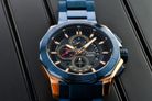 Alexandre Christie Chronograph AC 6632 MC BURBU Men Blue Dial Blue Stainless Steel Strap-5