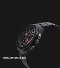 Alexandre Christie Chronograph AC 6645 MC BIPBARE Men Transparency Dial Black Stainless Steel Strap-1
