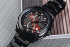 Alexandre Christie Chronograph AC 6645 MC BIPBARE Men Transparency Dial Black Stainless Steel Strap-3