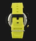 Alexandre Christie Chronograph AC 6649 MC RIPBALE Men Black Dial Lime Green Rubber Strap-2