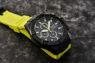 Alexandre Christie Chronograph AC 6649 MC RIPBALE Men Black Dial Lime Green Rubber Strap-6