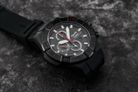 Alexandre Christie Chronograph AC 6649 MC RIPREBA Men Black Dial Black Rubber Strap-6