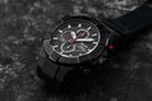 Alexandre Christie Chronograph AC 6649 MC RIPREBA Men Black Dial Black Rubber Strap-7
