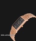Alexandre Christie Classic AC 8606 MH BRGBA Black Dial Rose Gold Stainless Steel Strap-1