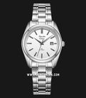Alexandre Christie Classic Steel AC 8660 LD BSSSL Ladies White Dial Stainless Steel Strap-0