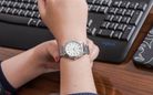 Alexandre Christie Classic Steel AC 8660 LD BSSSL Ladies White Dial Stainless Steel Strap-4
