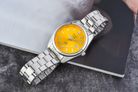 Alexandre Christie Classic Steel AC 8660 LD BSSYL Macaron Series Sunflower Yellow Dial St Steel-7