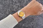 Alexandre Christie Classic Steel AC 8660 LD BSSYL Macaron Series Sunflower Yellow Dial St Steel-8